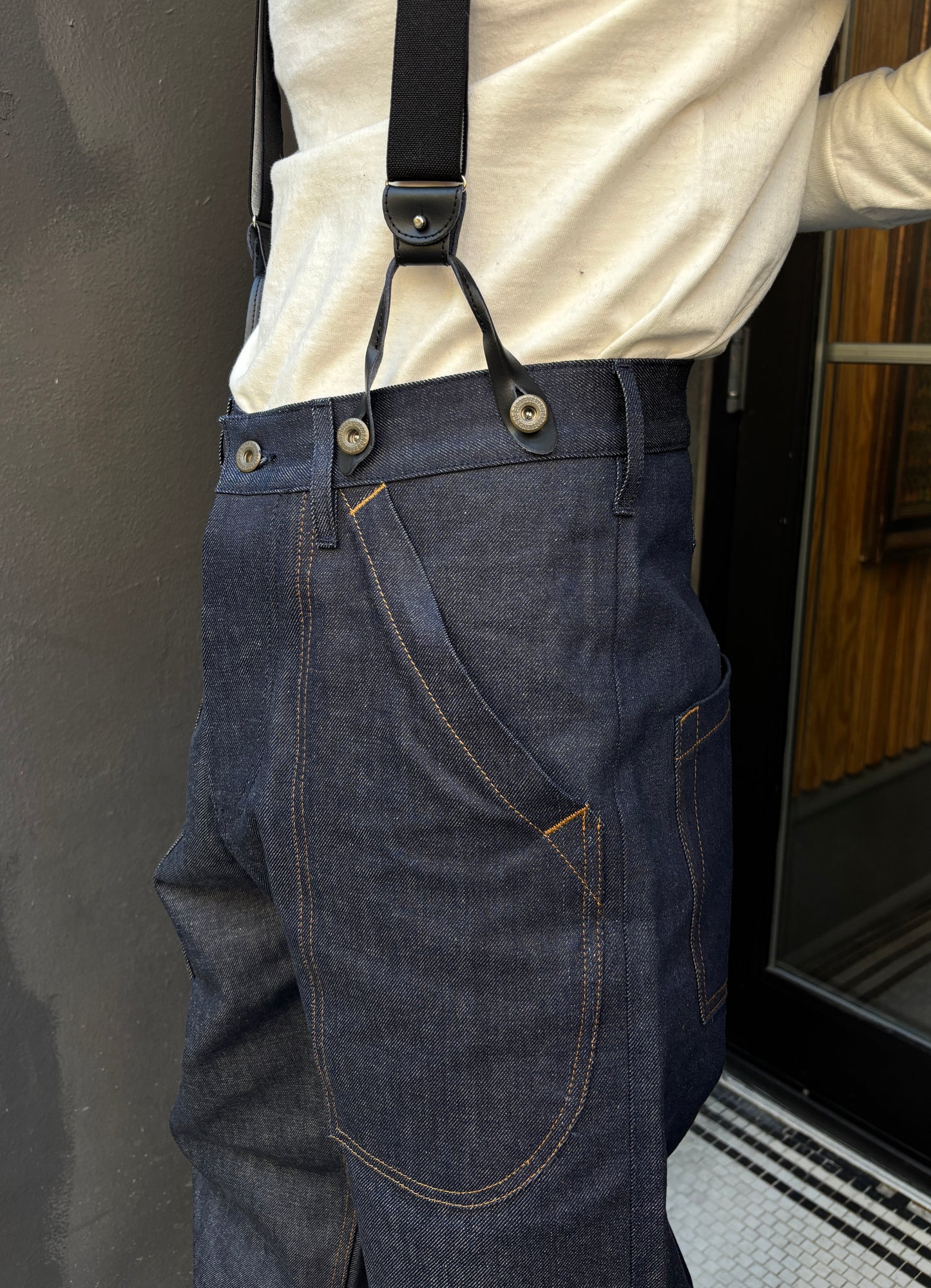 Fleurs de Bagne Cargo Selvedge Denim "Heavily Used"