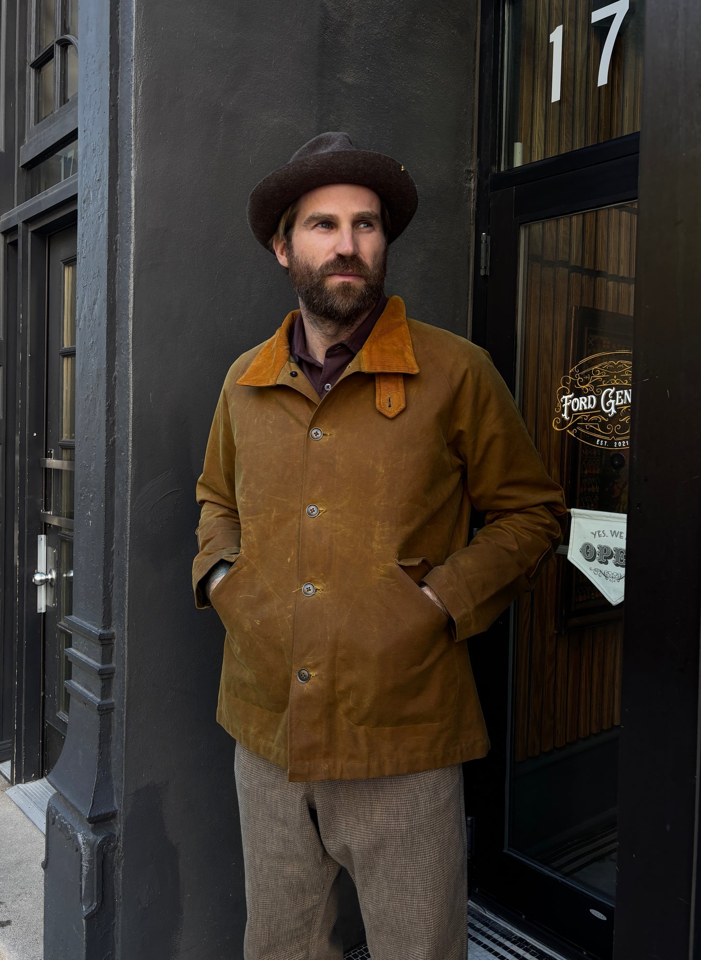 Fleurs de Bagne Waxed "Lantern" Jacket