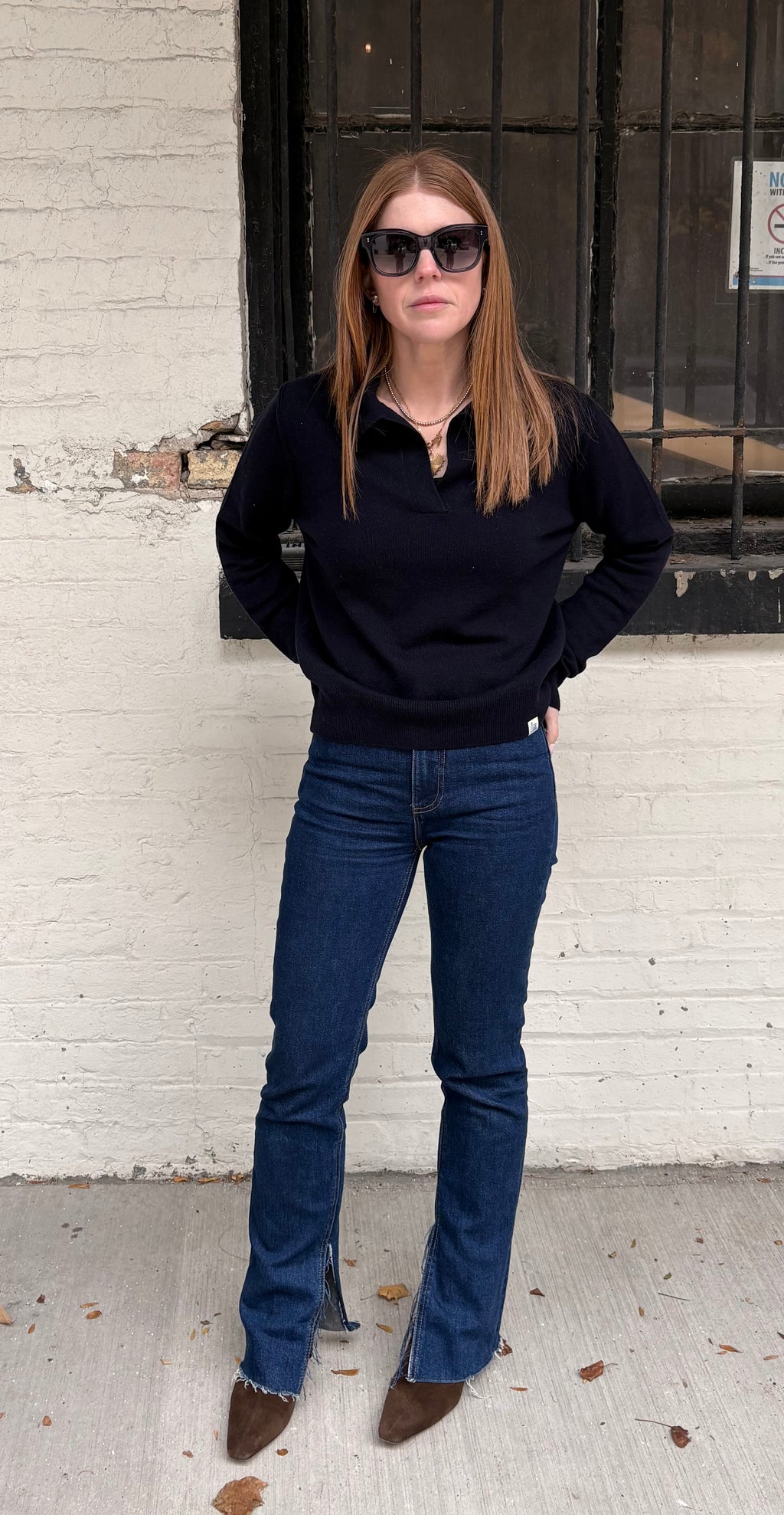 Merz b. Schwanen Women's V-neck Pullover