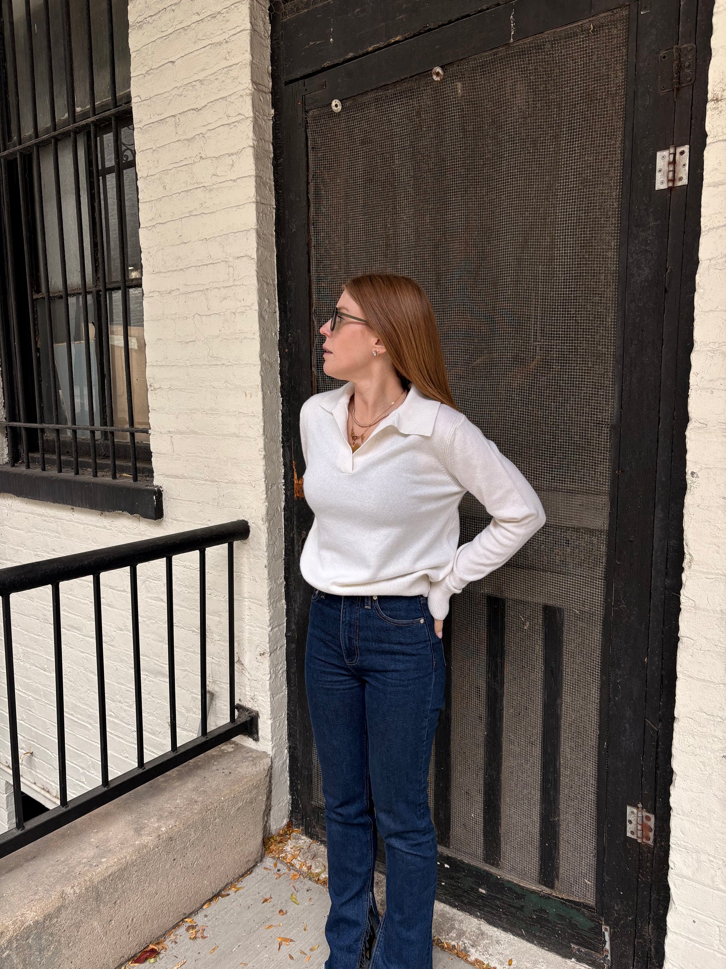 Merz b. Schwanen Women's V-neck Pullover