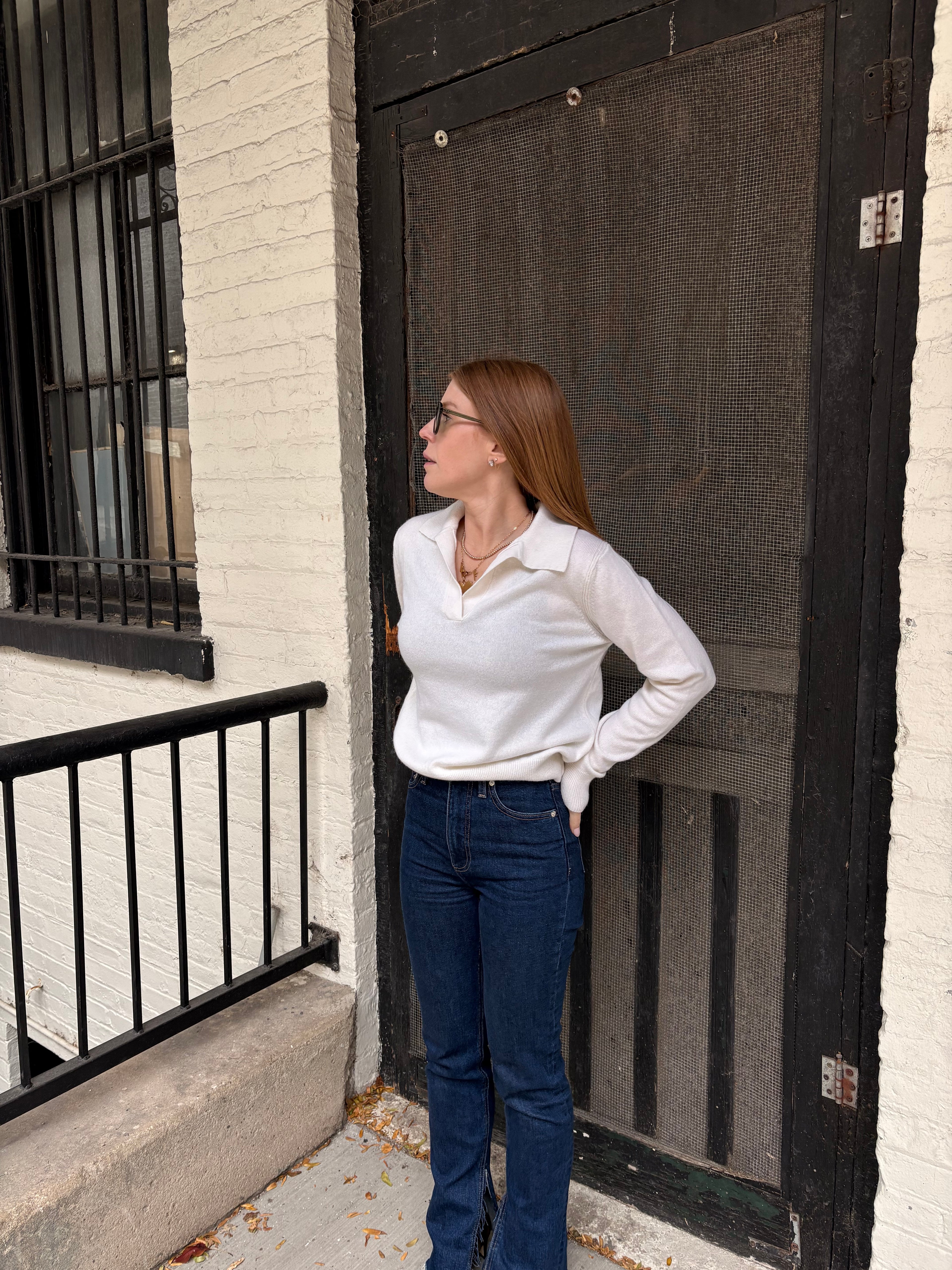 Merz b. Schwanen Women's V-neck Pullover