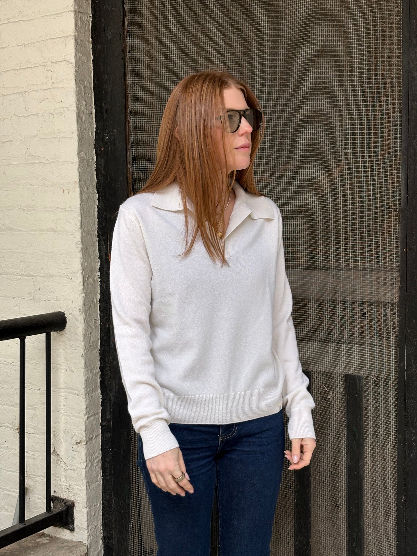 Merz b. Schwanen Women's V-neck Pullover