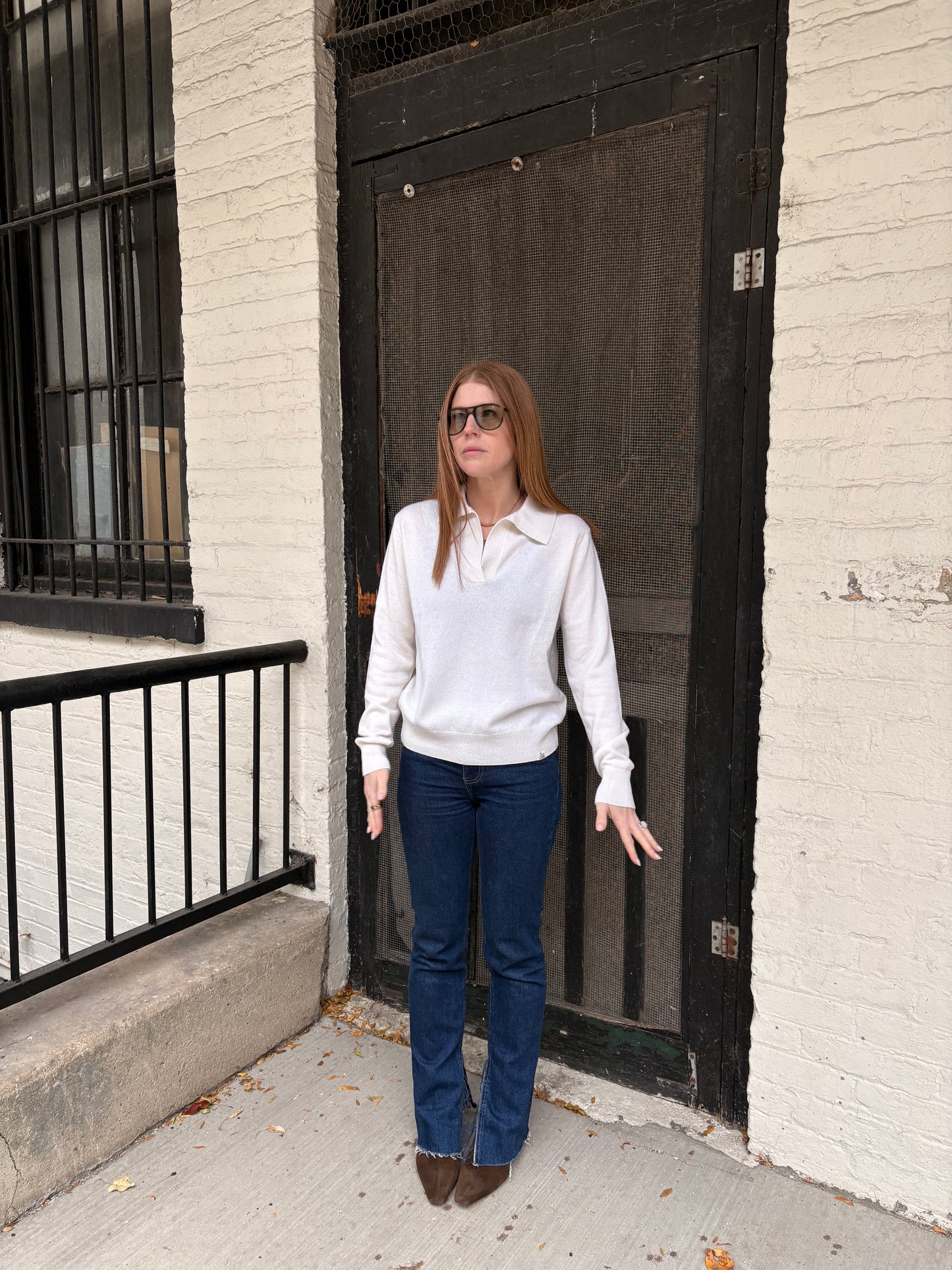 Merz b. Schwanen Women's V-neck Pullover