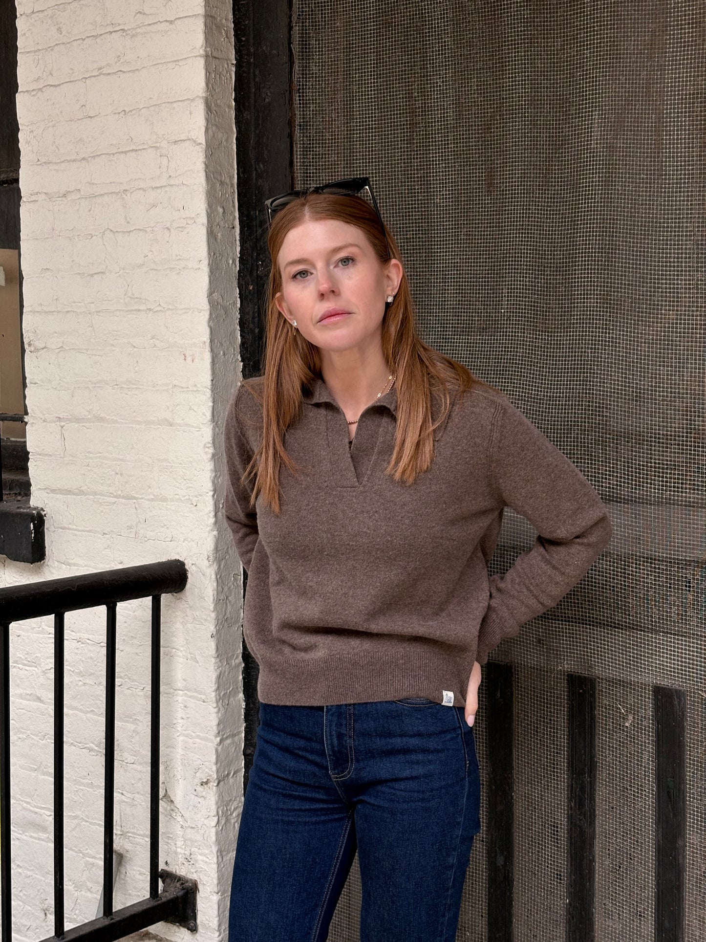 Merz b. Schwanen Women's V-neck Pullover