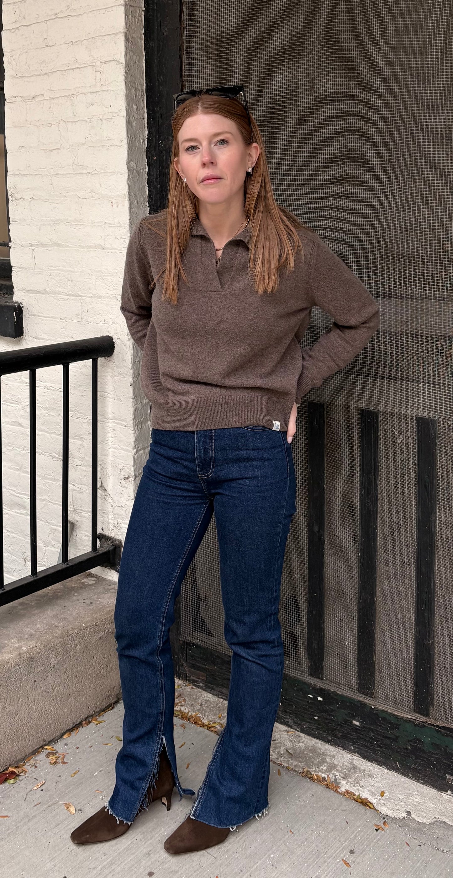 Merz b. Schwanen Women's V-neck Pullover