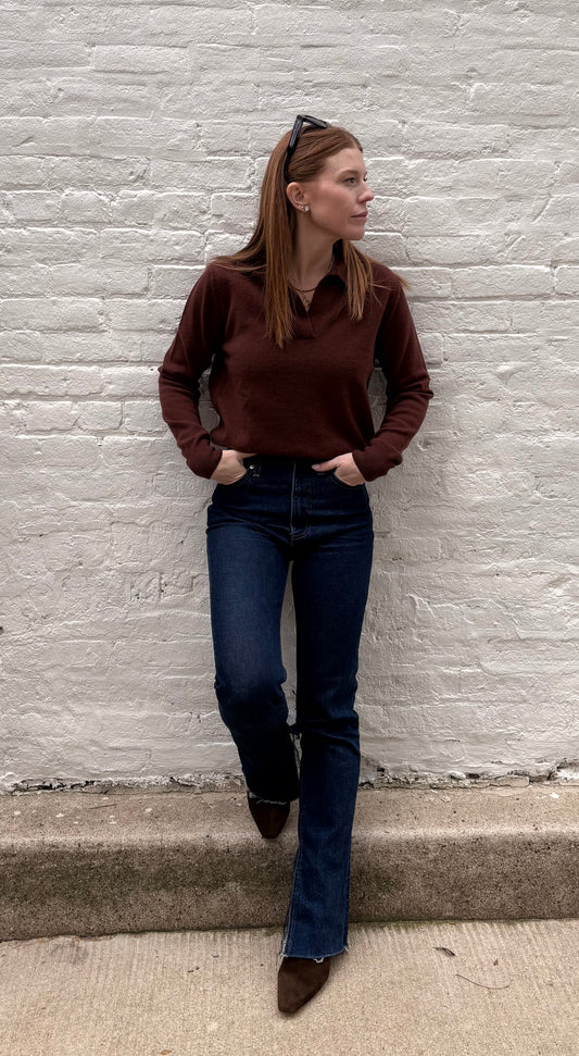 Merz b. Schwanen Women's V-neck Pullover