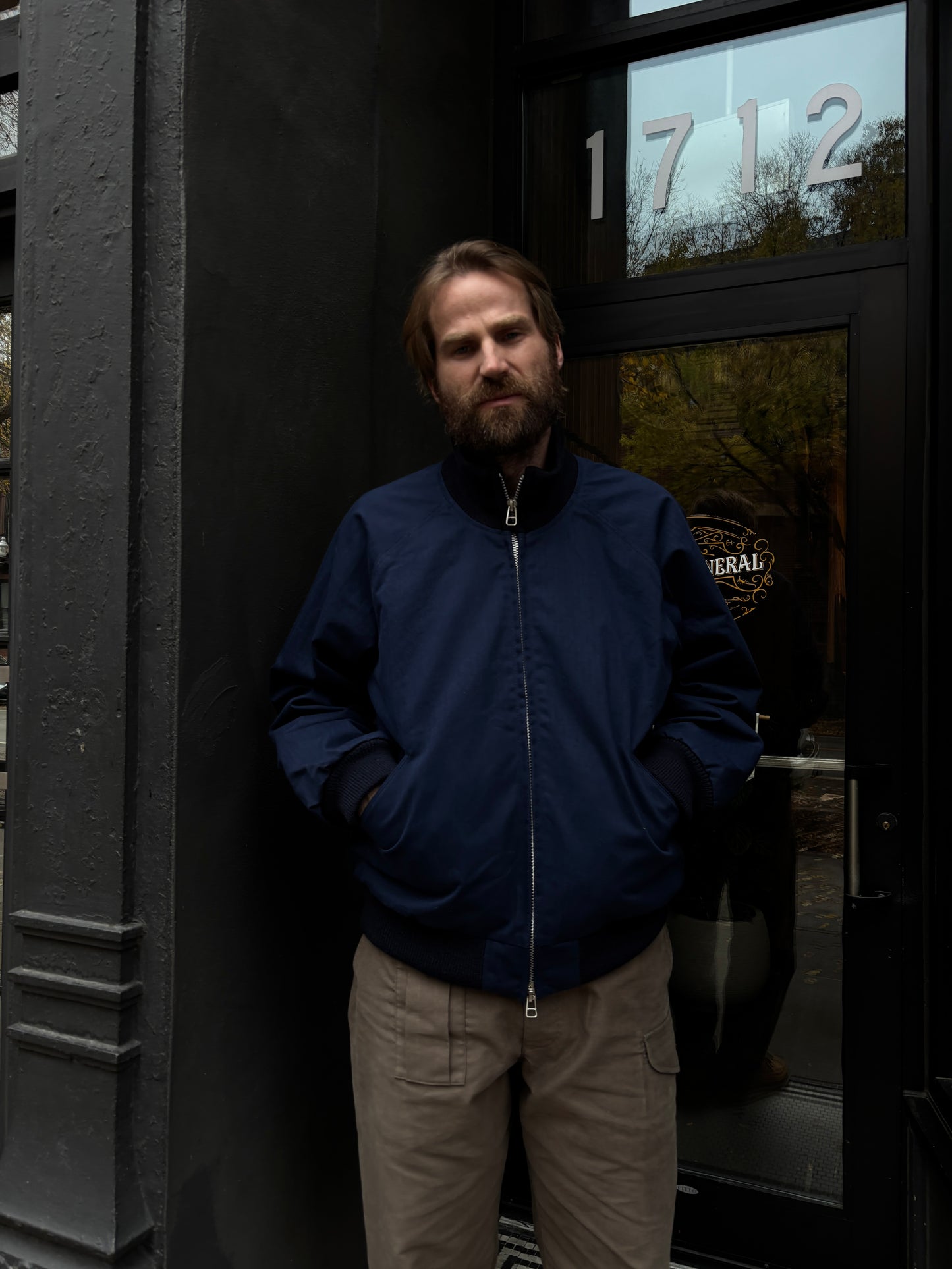 Dehen 1920 Pilot Jacket Dry Wax Cotton