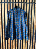 Blue and Yellow Plaid Long Sleeve