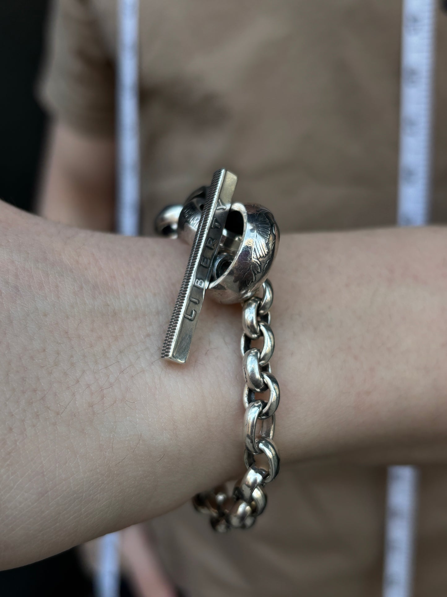 North Works Coin Chain Bracelet