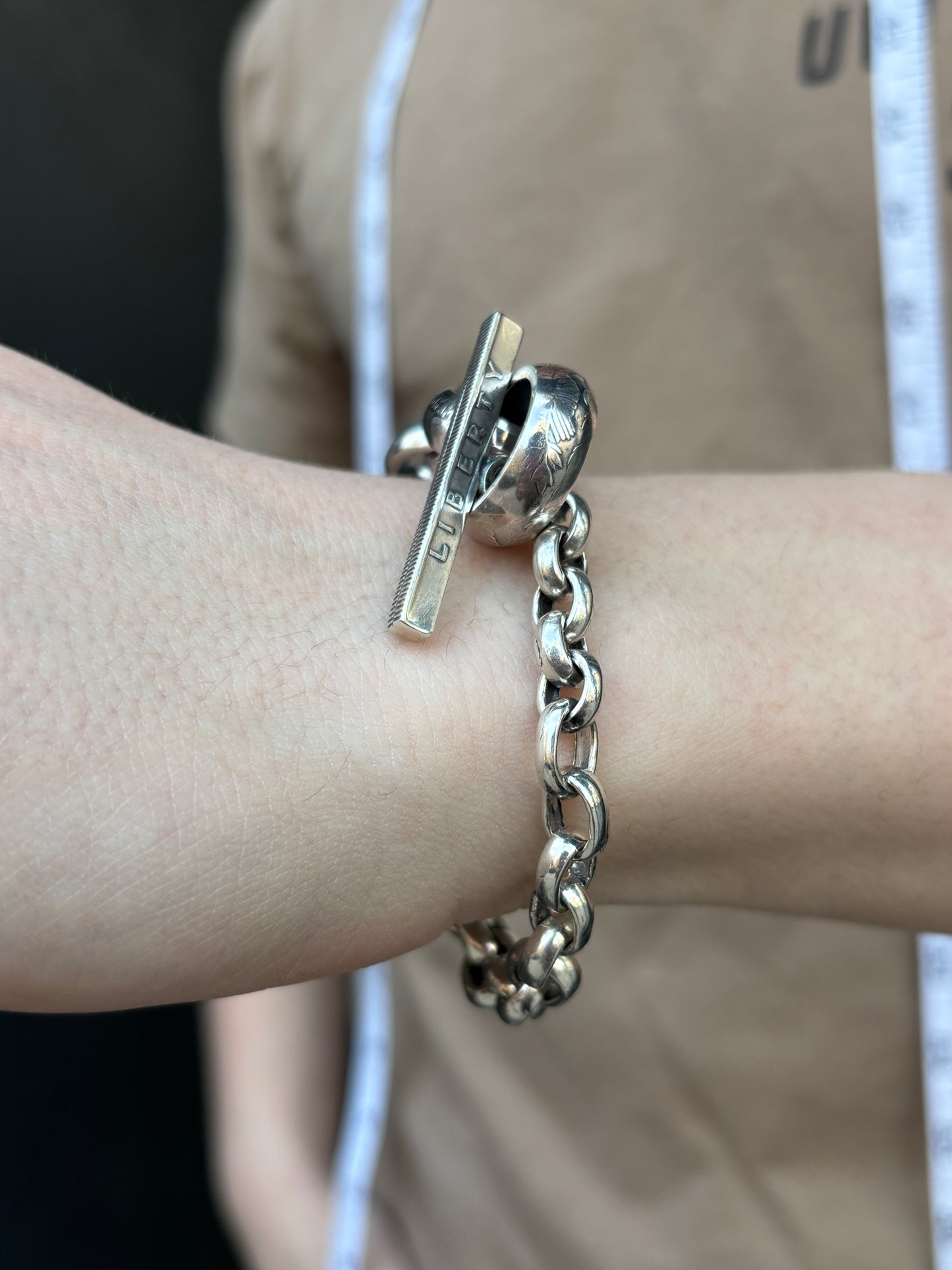 North Works Coin Chain Bracelet