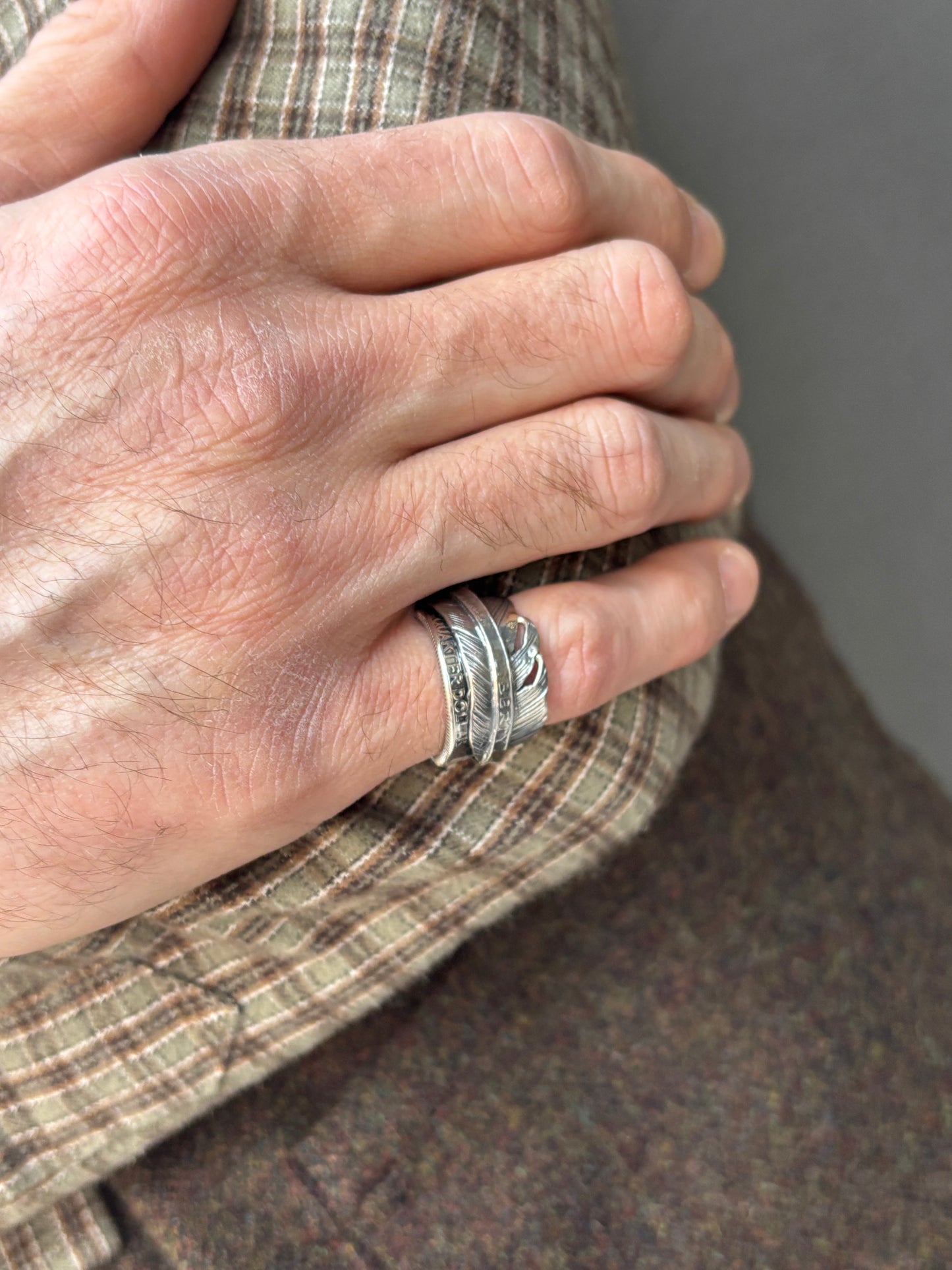 North Works 25¢ Liberty Feather Ring