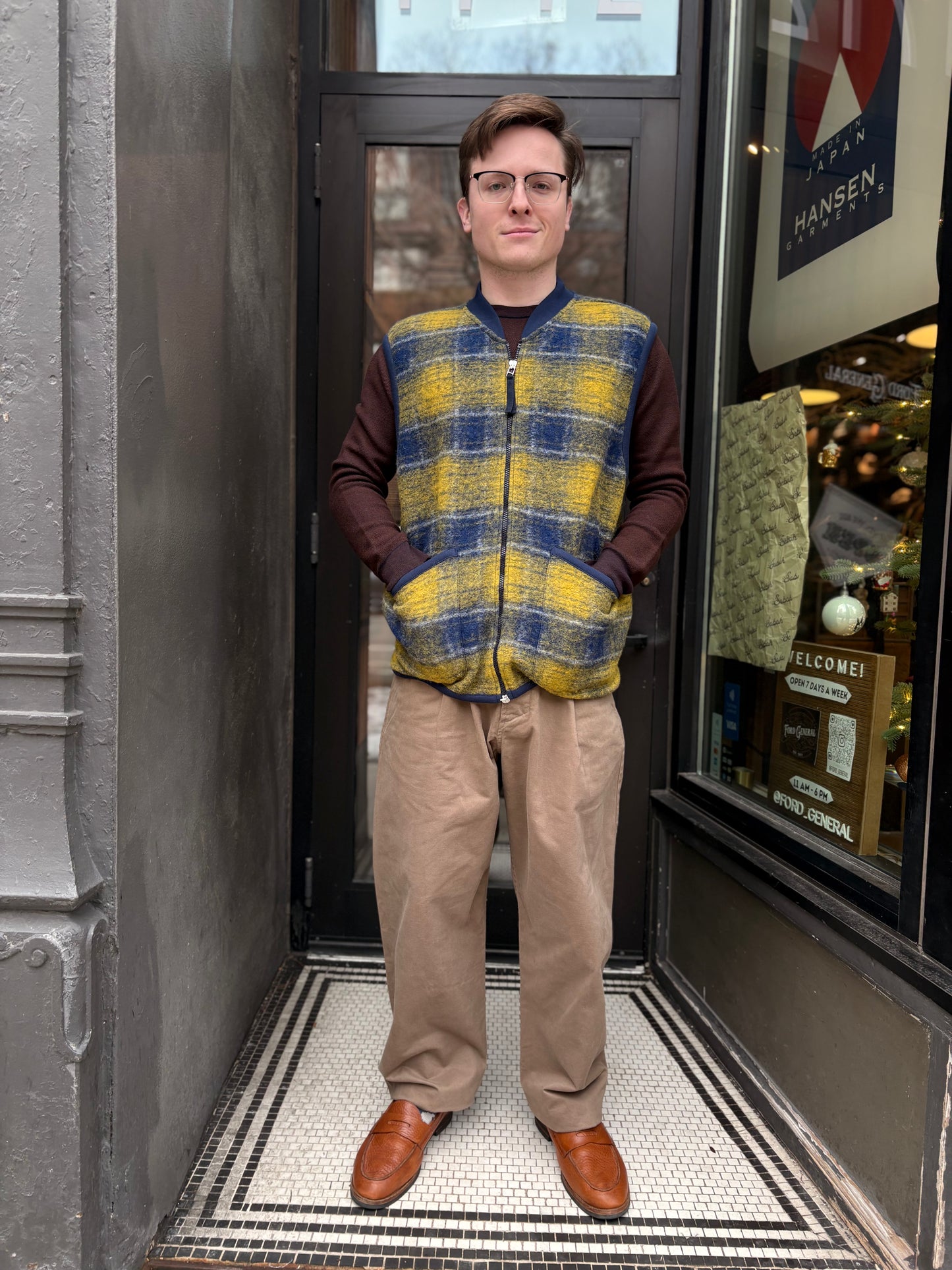 Hansen Bobby Wide Pleated Trouser