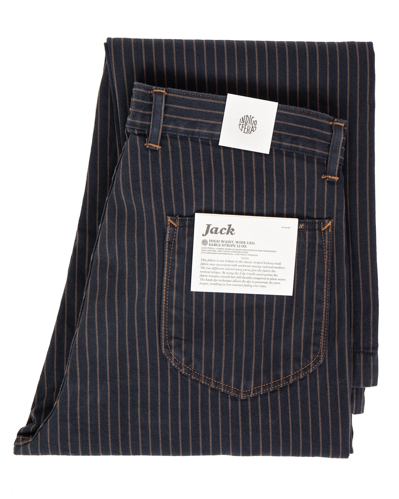 Indigofera Jack Pants Sable Stripe