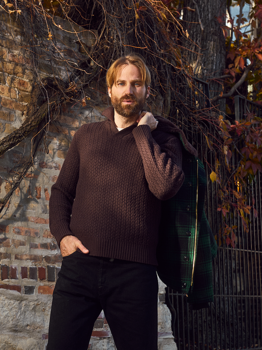 Gallia Brecket Polo Sweater