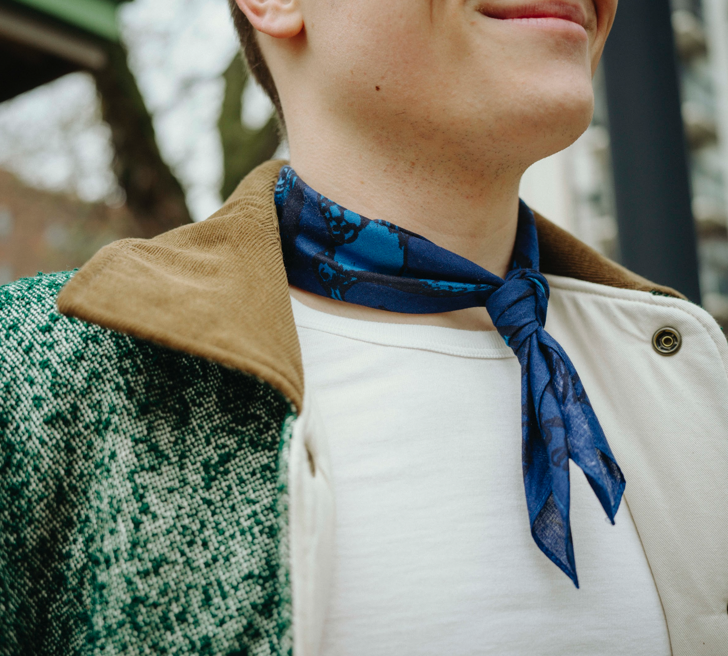 Indigofera The Devil's Bird Bandana