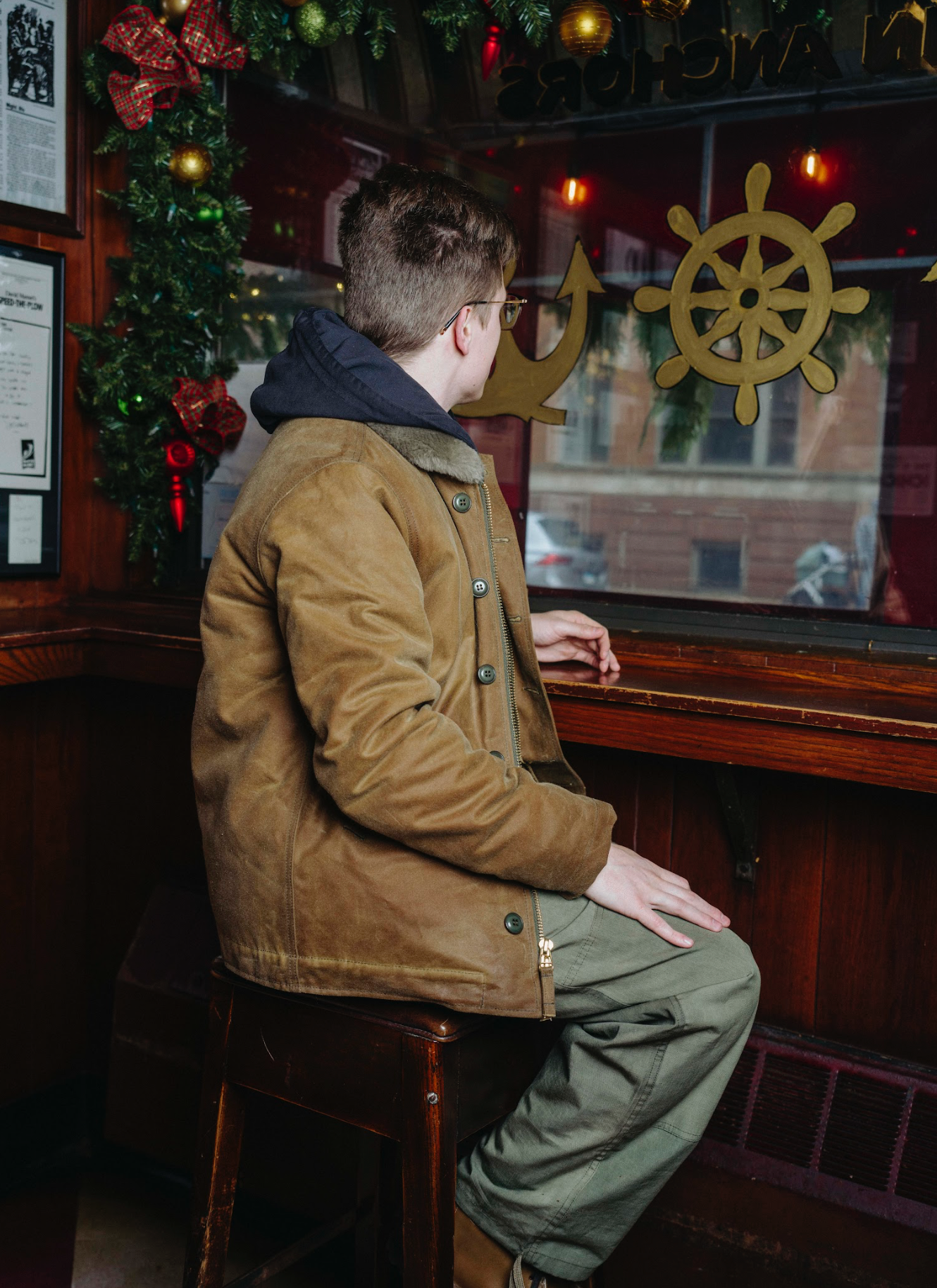 Dehen 1920 N-1 Deck Jacket Waxed Canvas