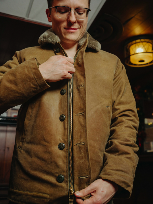 Dehen 1920 N-1 Deck Jacket Waxed Canvas