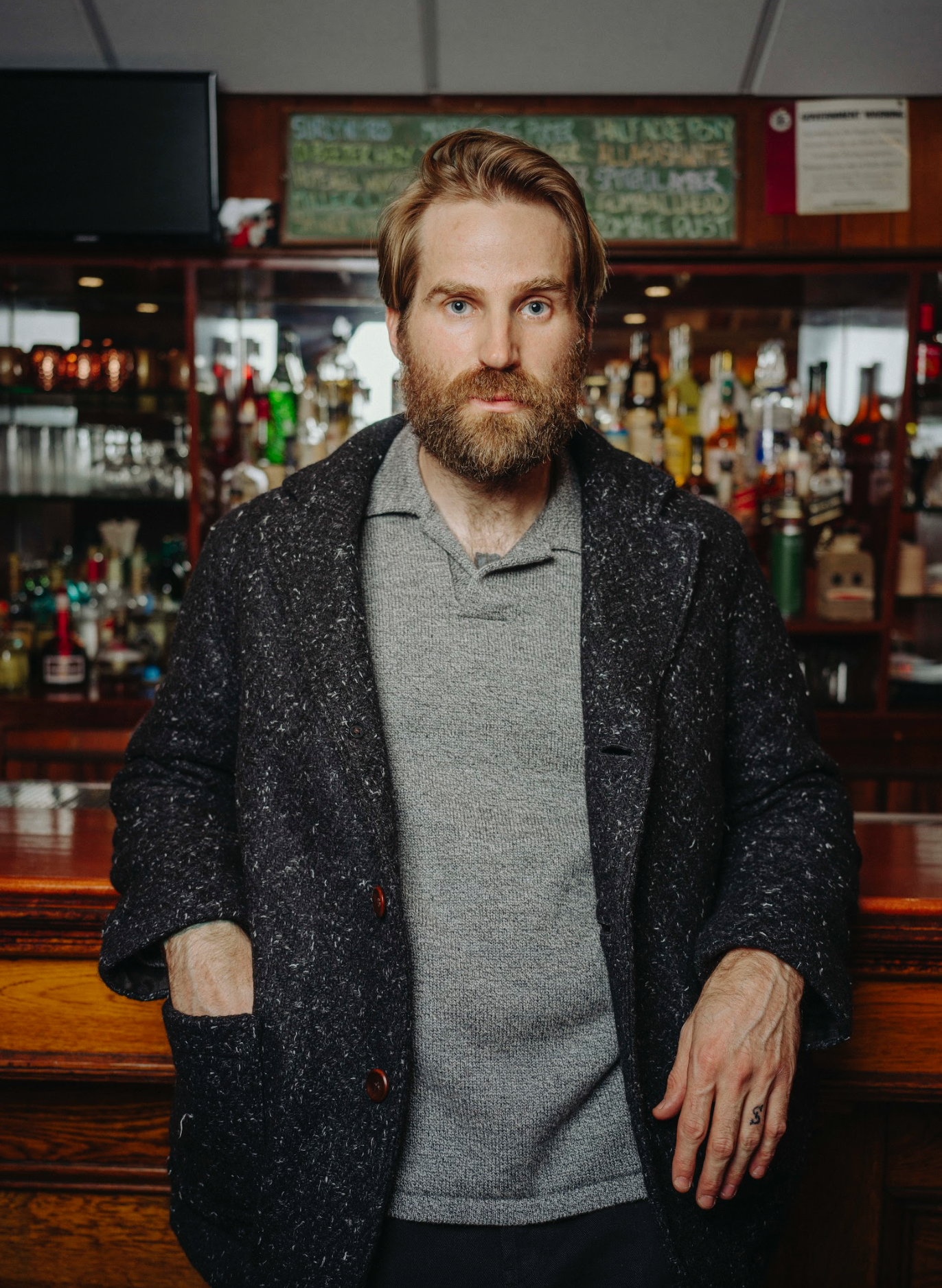 Inis Meain Buttonless Polo