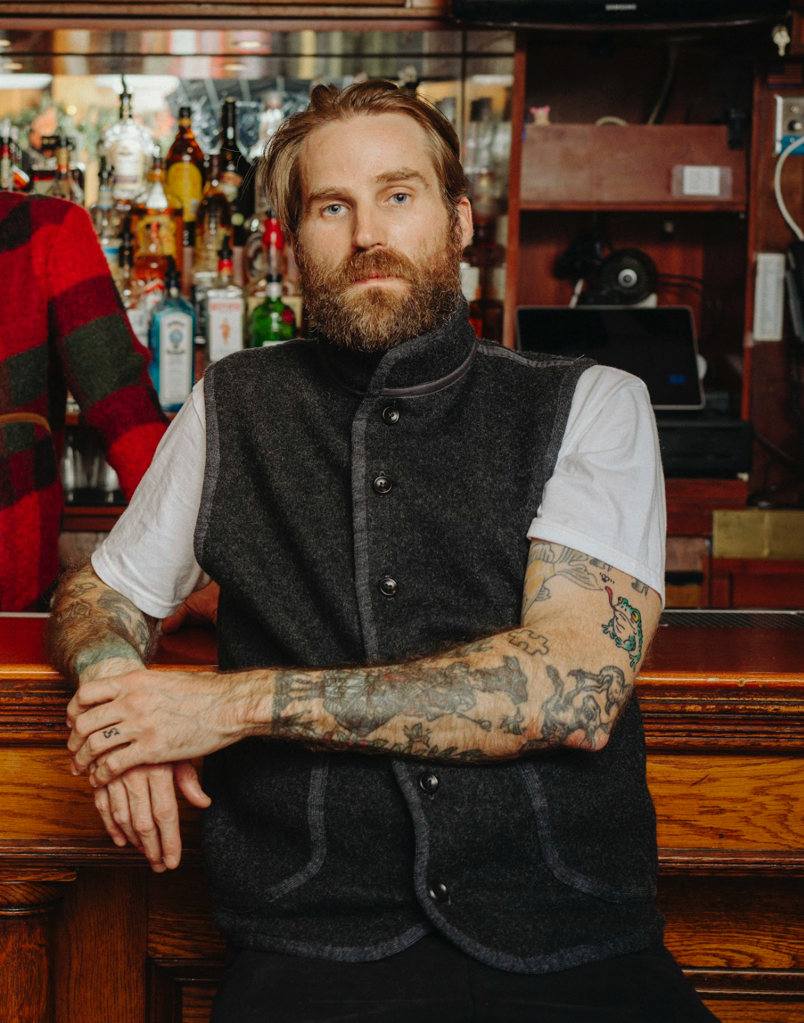 Fleurs de Bagne "Col Officer" Vest