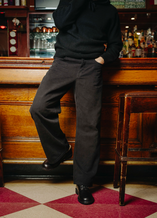Hansen MILAN Straight Wide Workwear Trousers