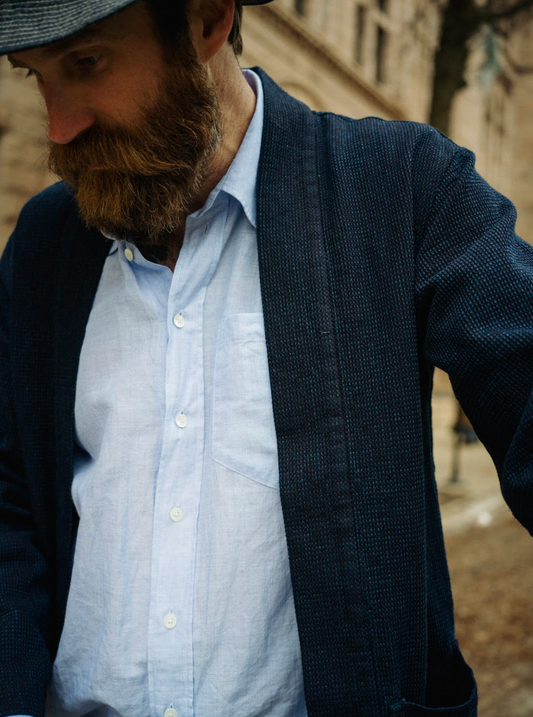 omotodenim 12oz Cube Sashiko Happi