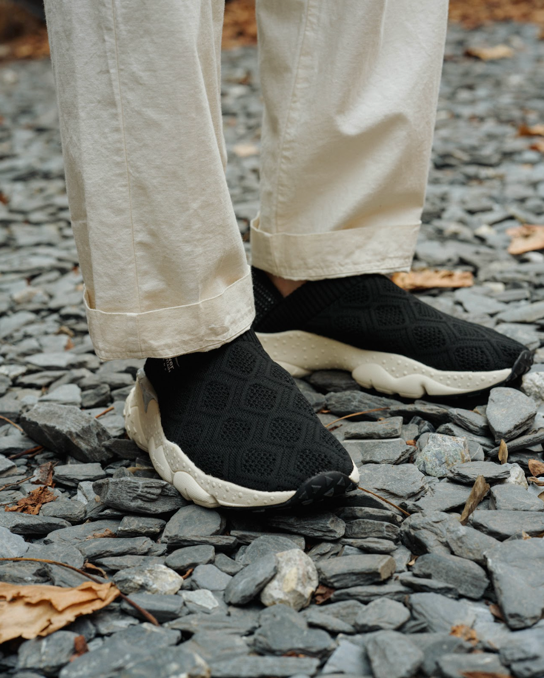 Flower Mountain Camp Uni Woven Cloth Slip-on Sneaker