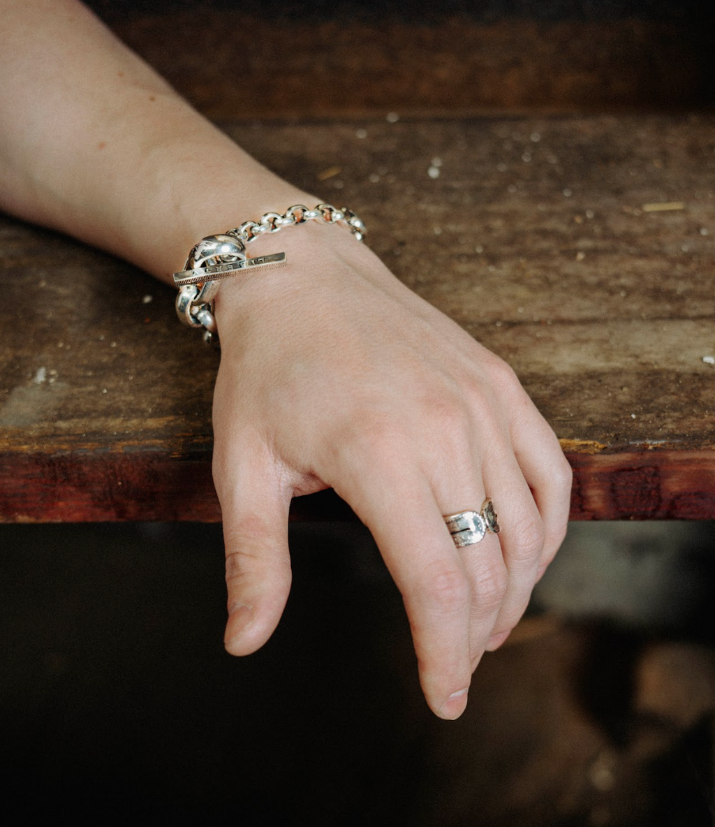 North Works Coin Chain Bracelet