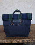 Bleu De Chauffe Woody Tartan Business Bag
