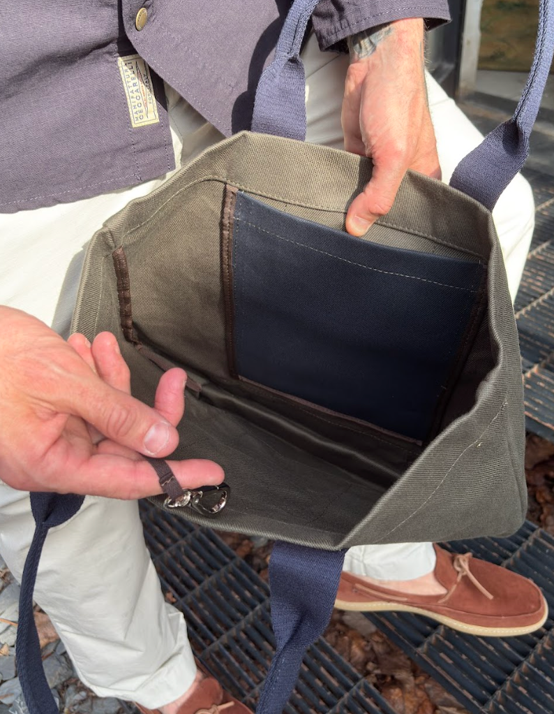 Manifattura Ceccarelli Small Tote Bag Bicolor