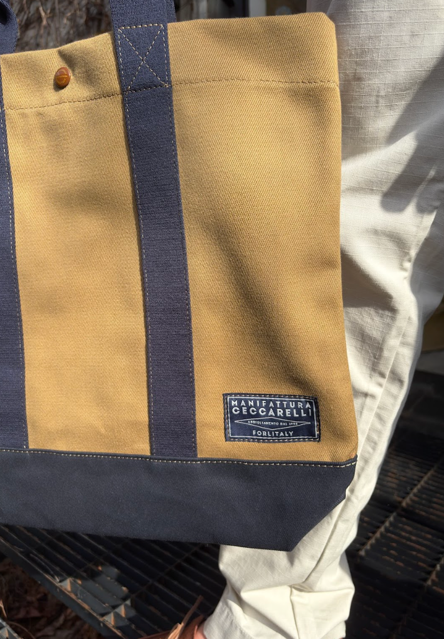 Manifattura Ceccarelli Small Tote Bag Bicolor