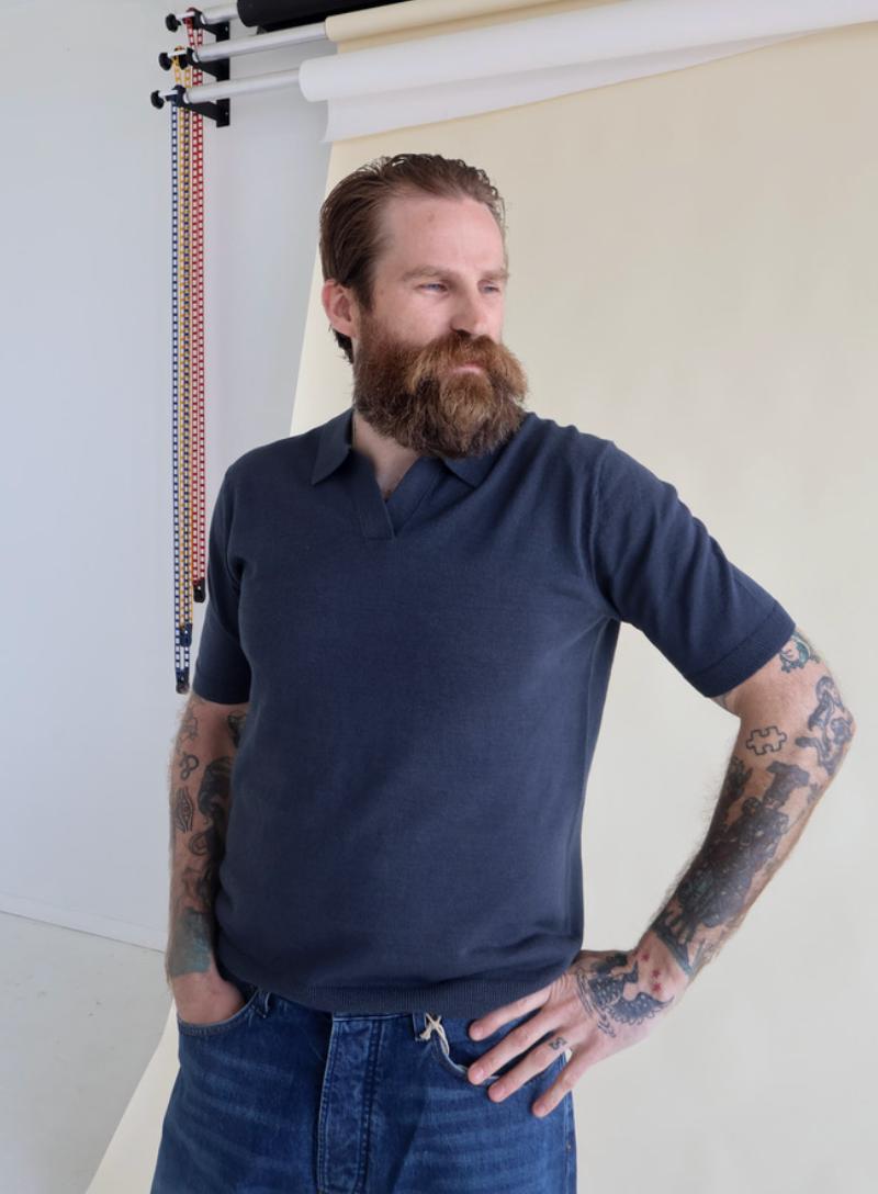 Norse Projects Anholt Cotton Paper Polo