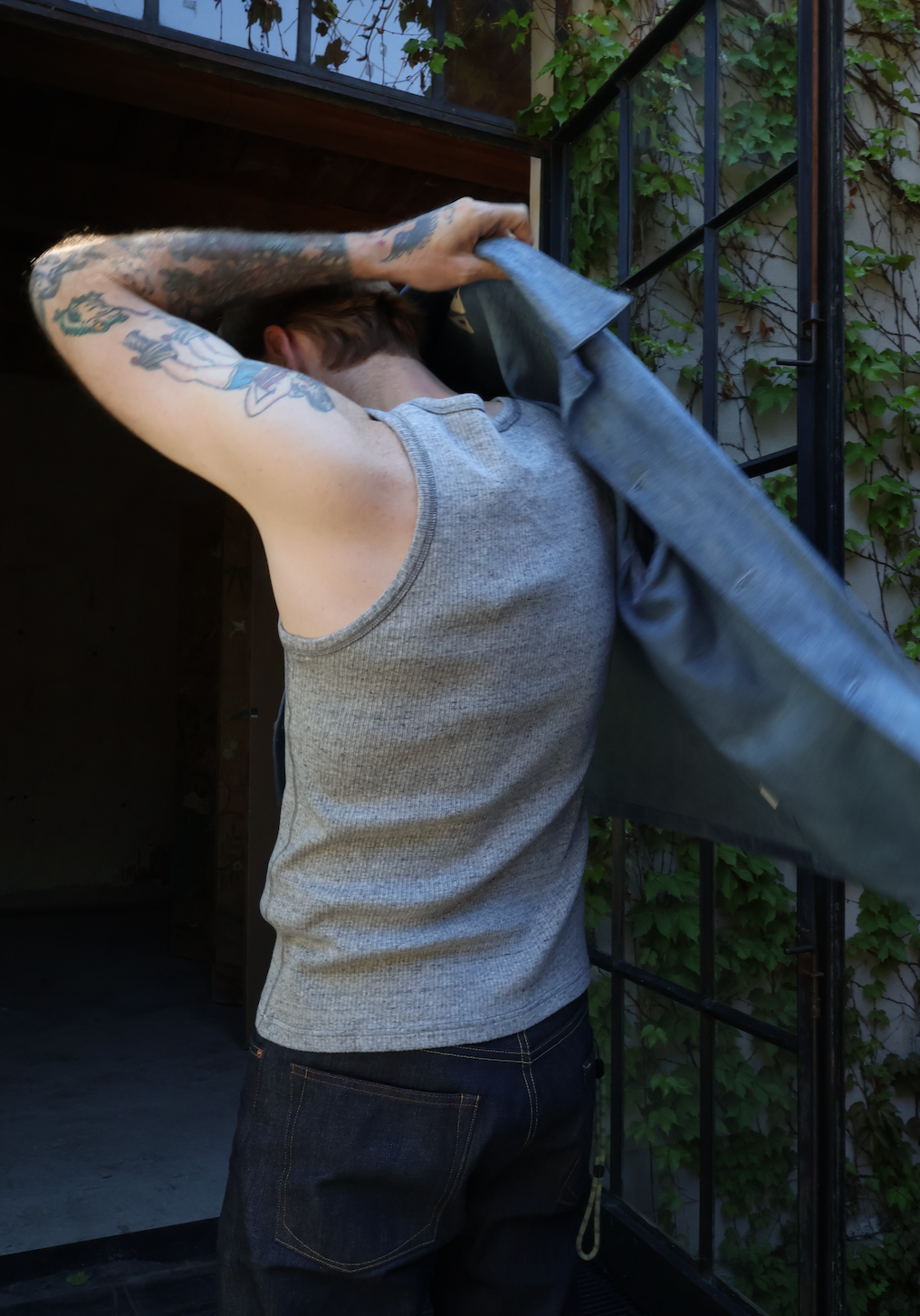 Eat Dust Ribbed Tank Top