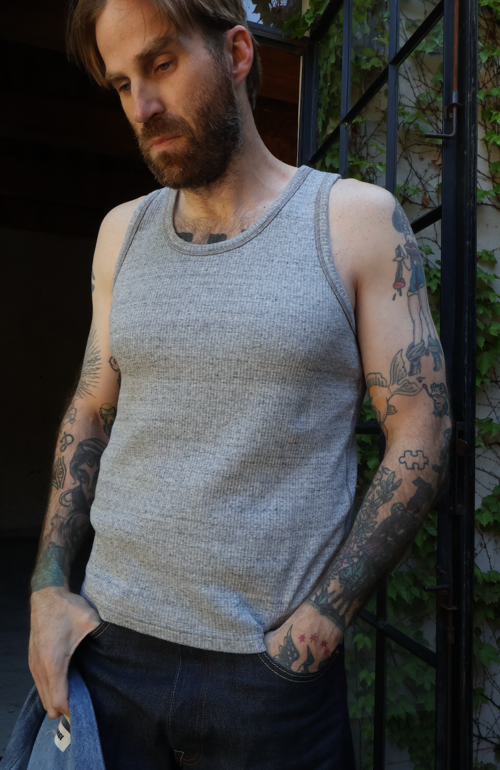Eat Dust Ribbed Tank Top