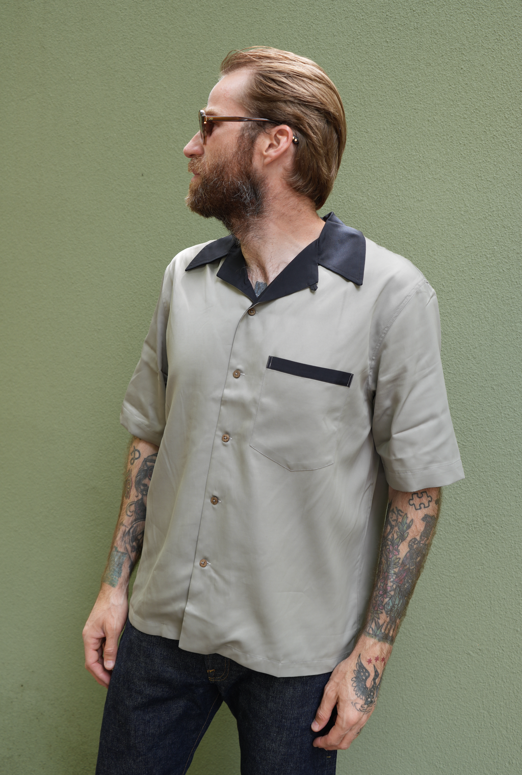 Fleurs de Bagne Bowling Shirt