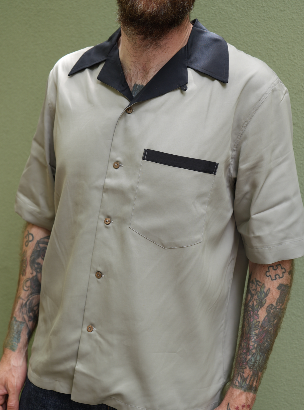Fleurs de Bagne Bowling Shirt
