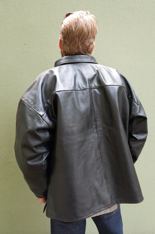 Indigofera Caleb Leather Jacket