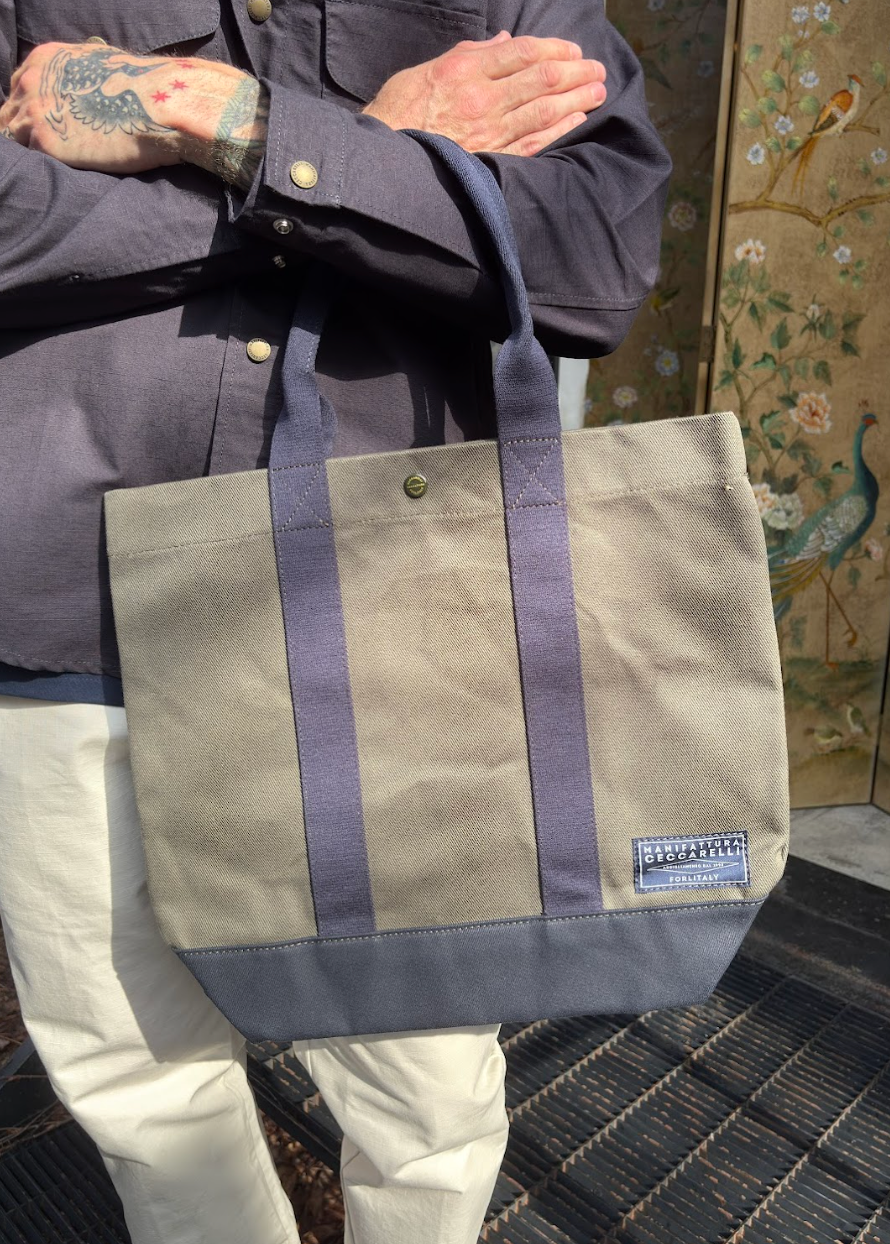 Manifattura Ceccarelli Small Tote Bag Bicolor