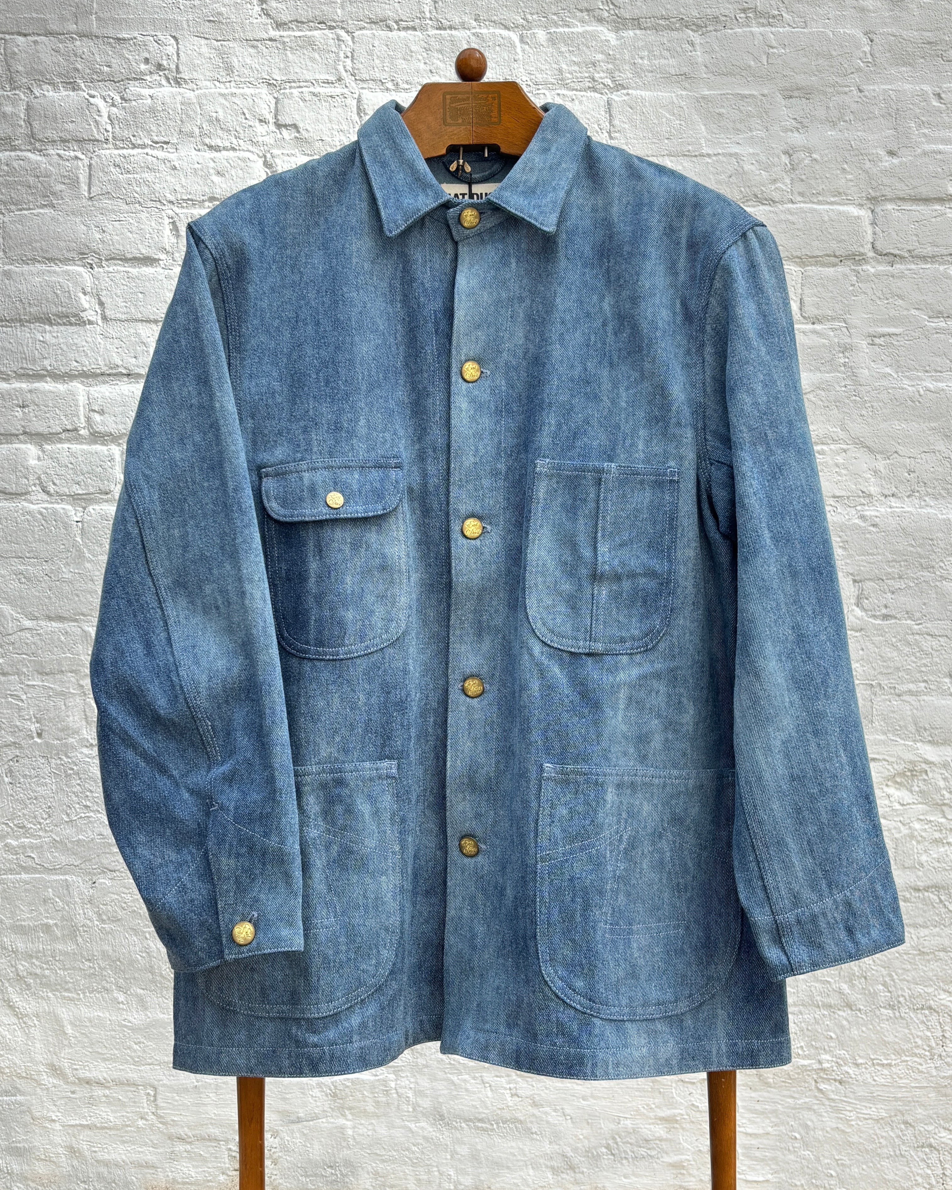 Eat Dust Acid Denim Alcatraz Jacket