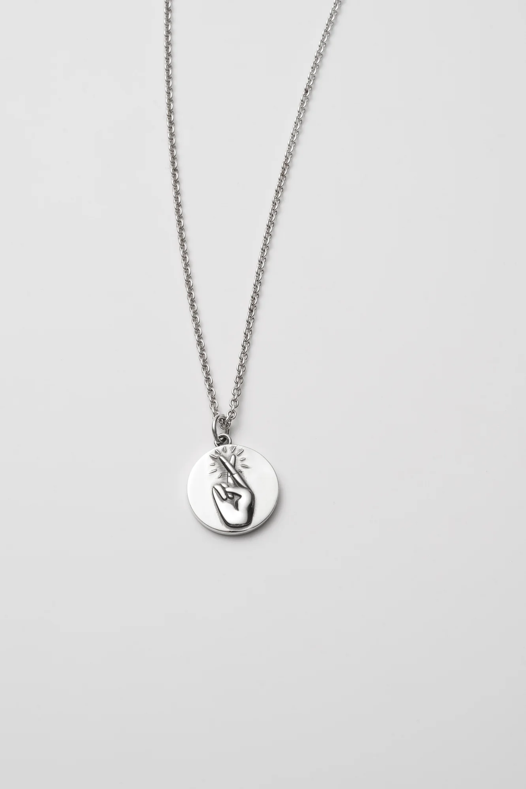 Fingers Crossed Pendent