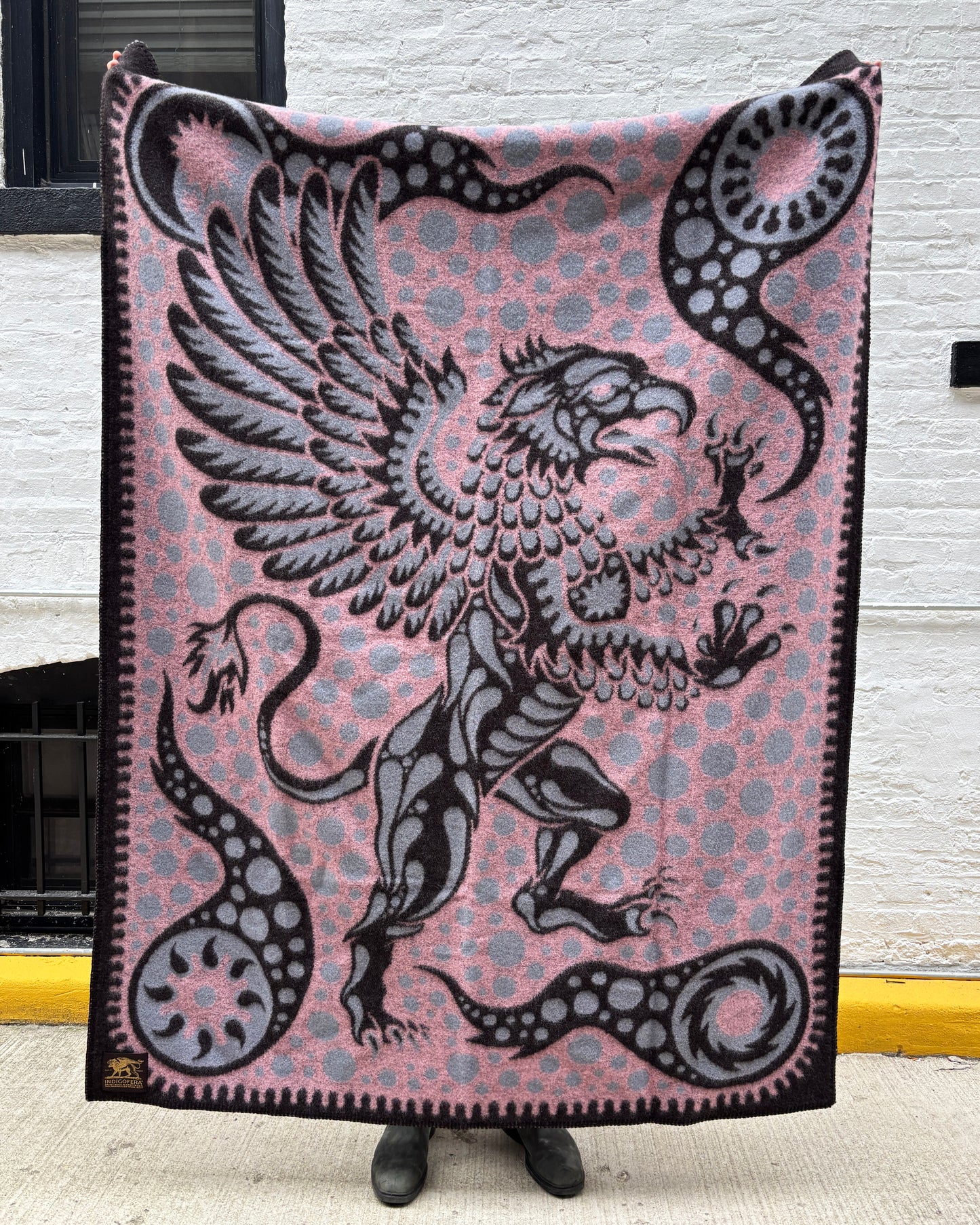 Indigofera Gryphon Wings Blanket