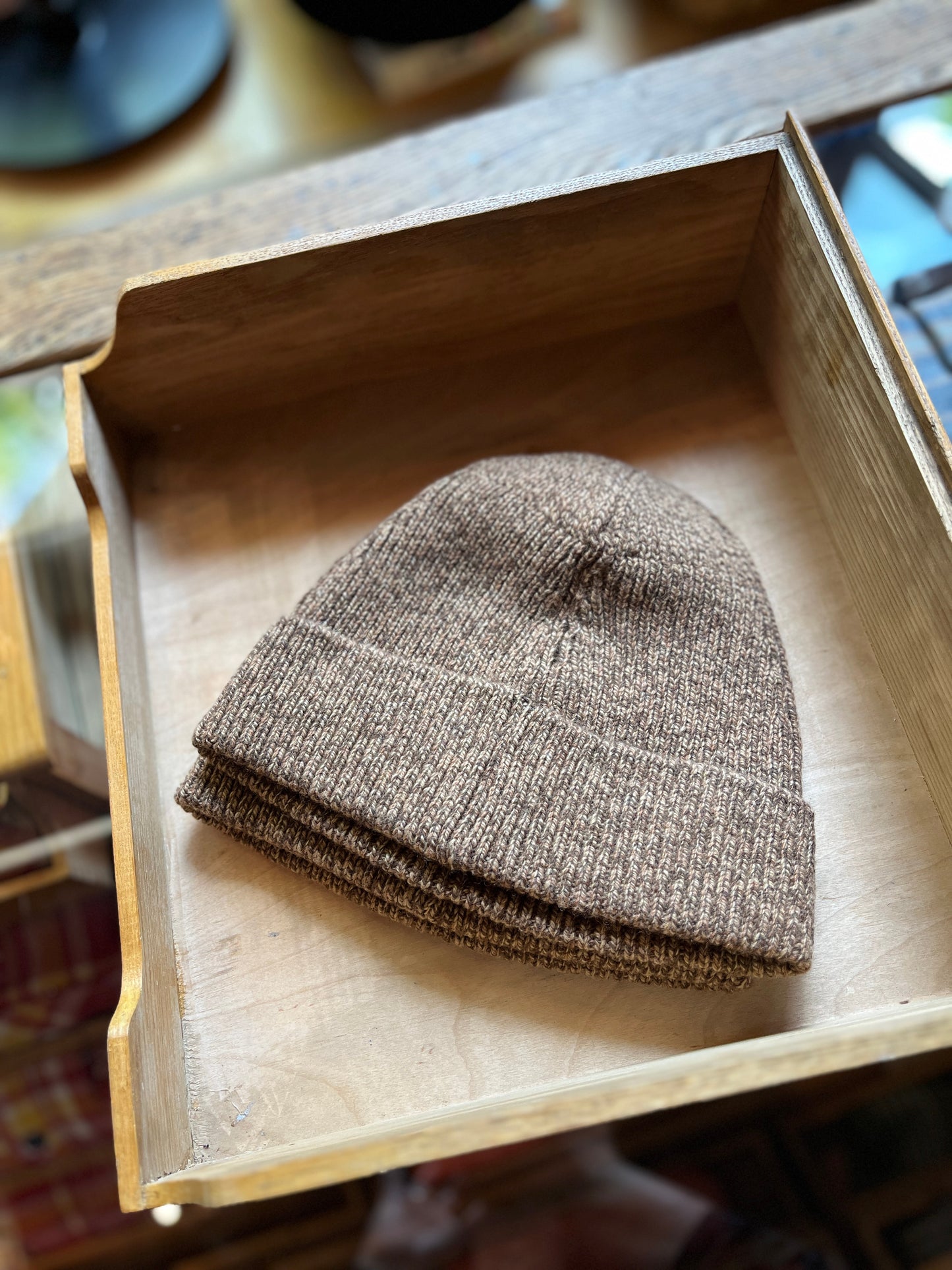 OS, LT Brown, Twisted Italian Wool
