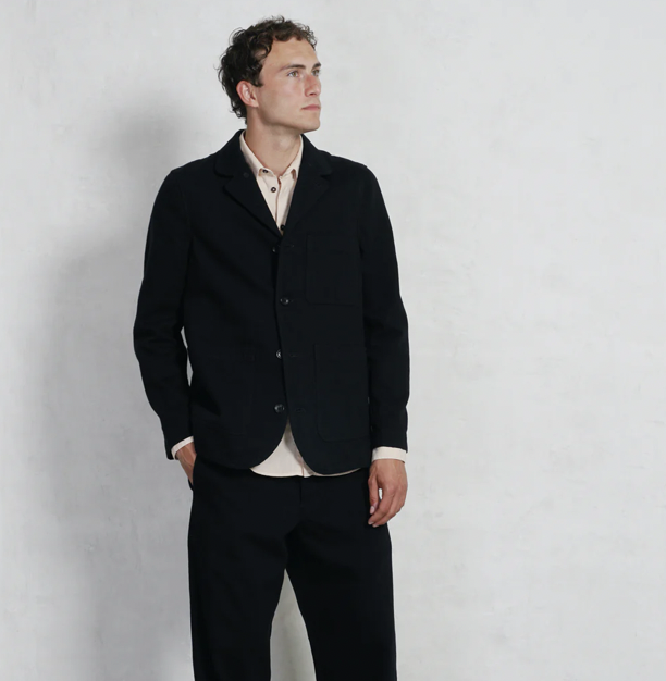 S, Black Slub