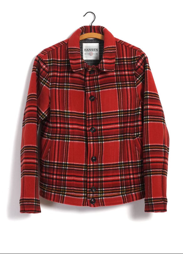 S, Red Check