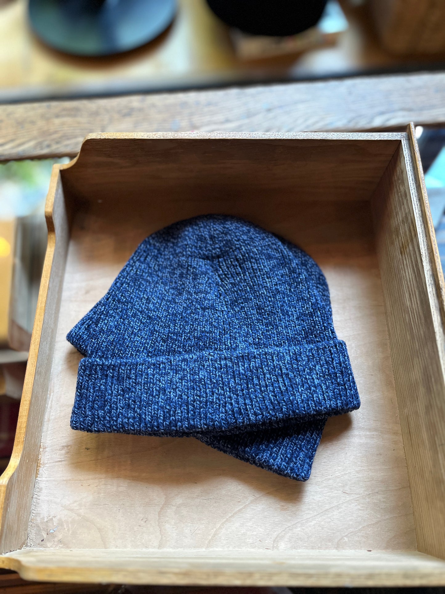 OS, Navy, Twisted Italian Wool