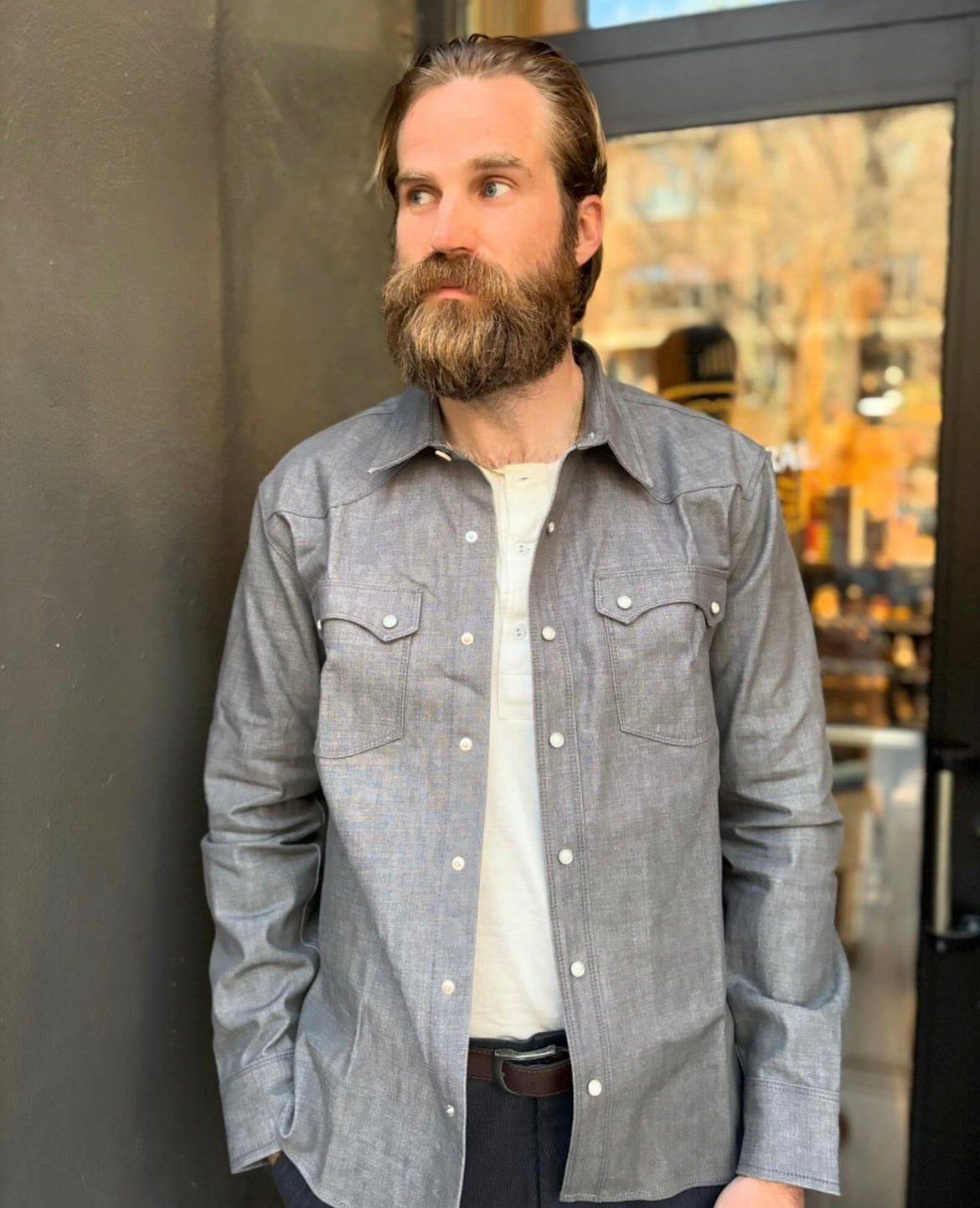 S, Harbor Grey Denim