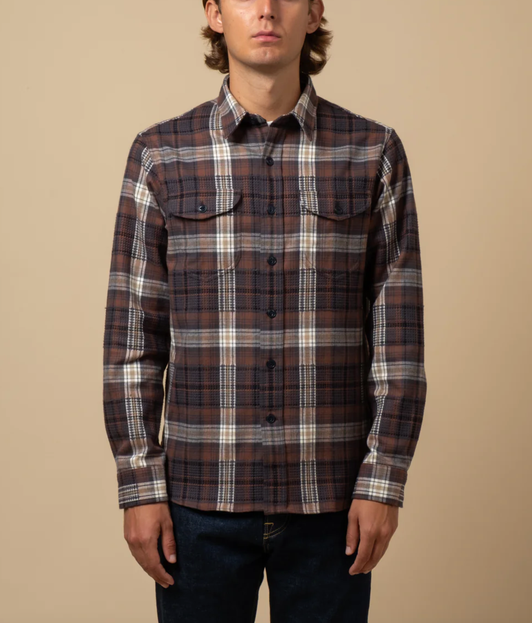 COF S21 Heavy Flannel Post Man Shirt – Ford General