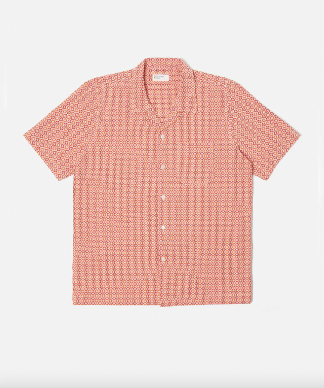 Orange, Summer Check Cotton, XS