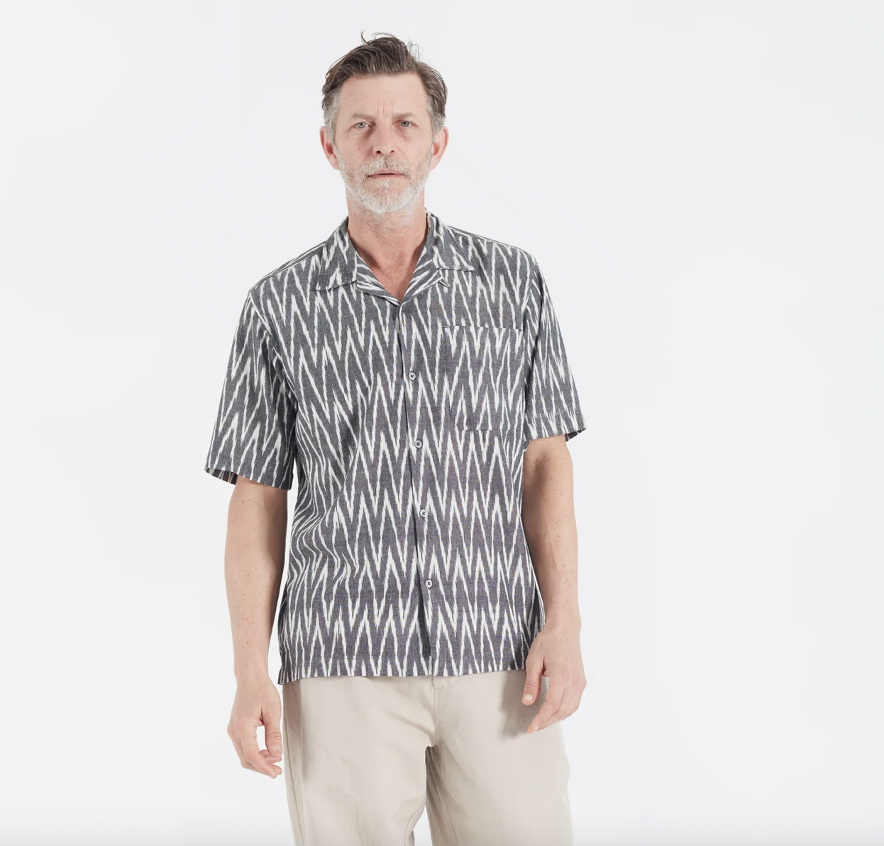 Grey, Vee Ikat, XS