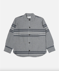 Check Seersucker, Ecru/Navy, XS