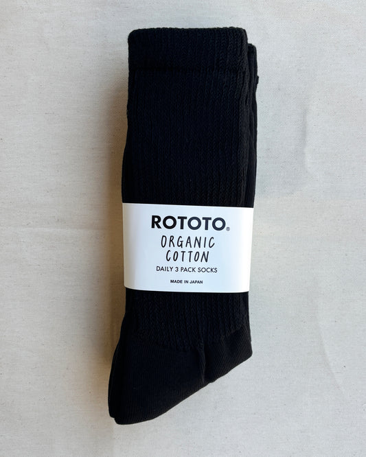 Rototo Organic Daily 3 Socks
